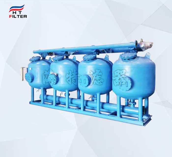 淺層砂過濾器和袋式過濾器處理鋼廠循環(huán)水